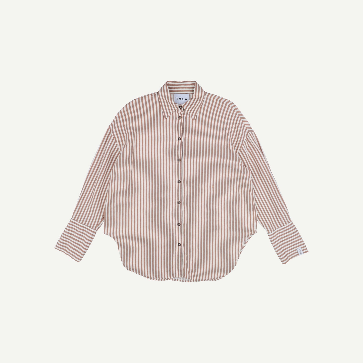 Linen Blend Long Sleeve Shirt
