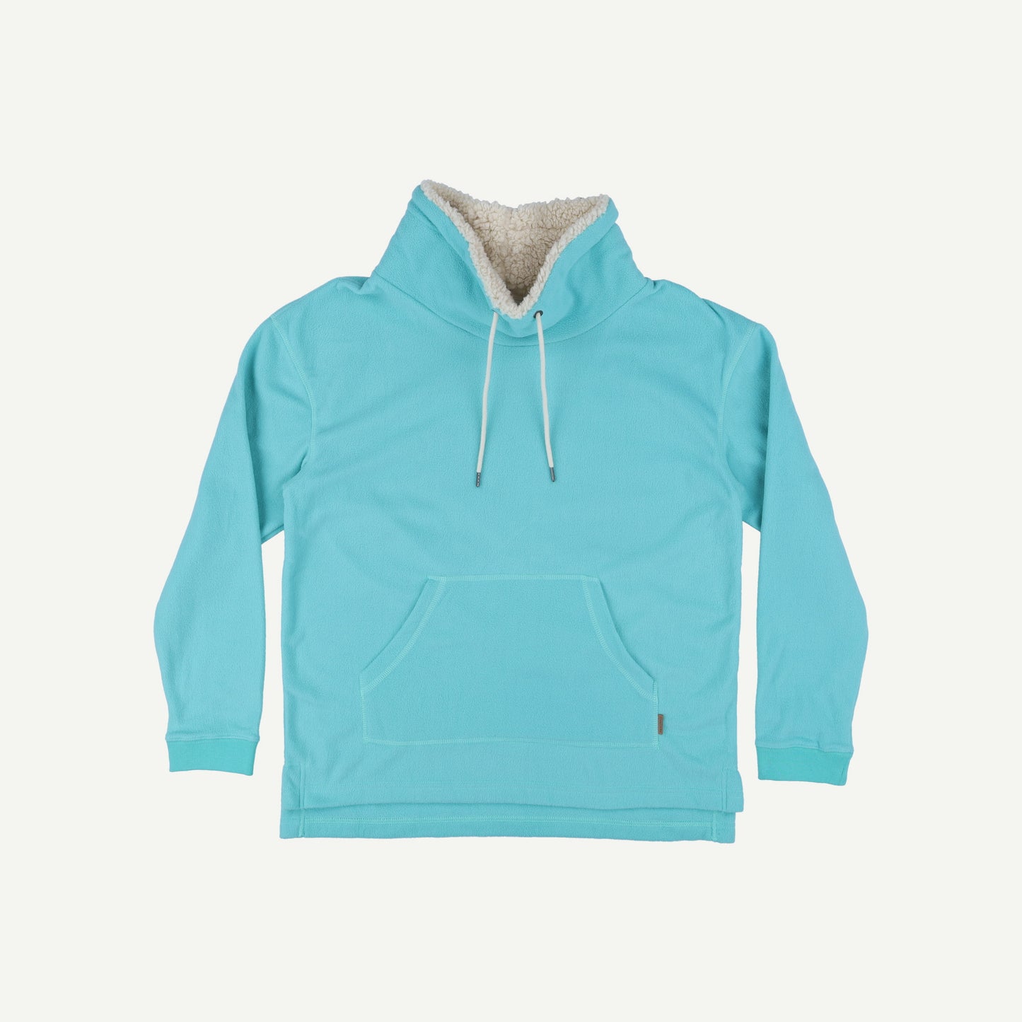 Olive Slouch Neck Recycled Polar Fleece
