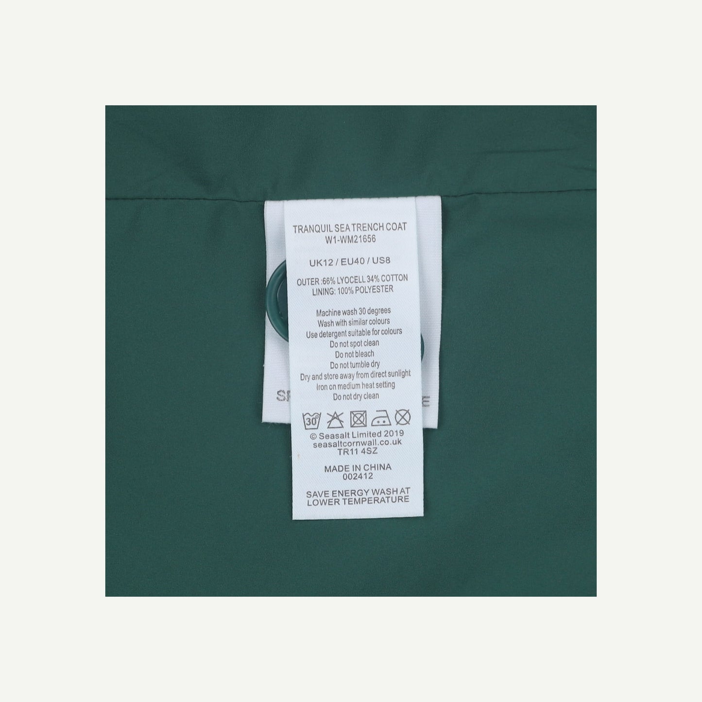 Tranquil Trench Coat