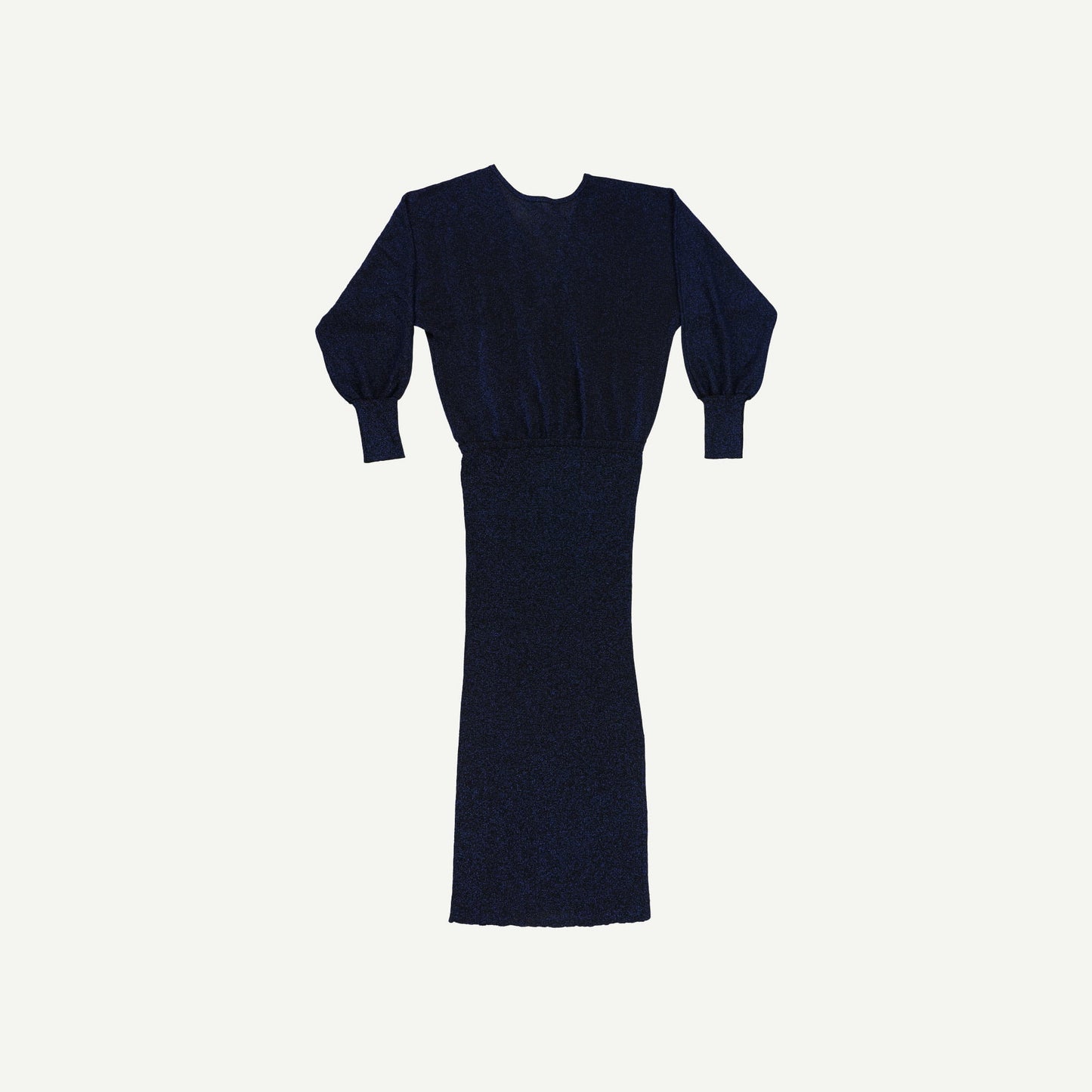 Metallic V Back Jumper Dress