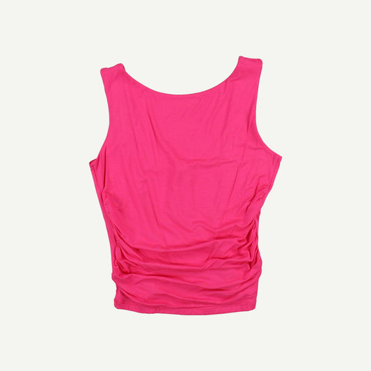 365 Ruched Side Open Back Top