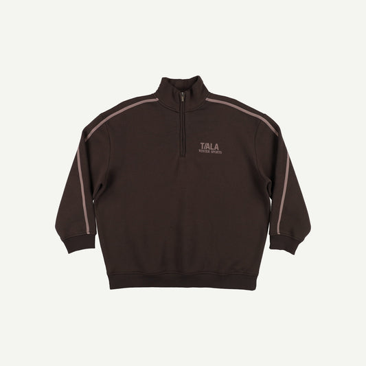 Winter Sports Oversized Quarter Zip Sweatshirt