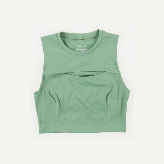 SkinLuxe Built-In Support Crop Cut Out Vest