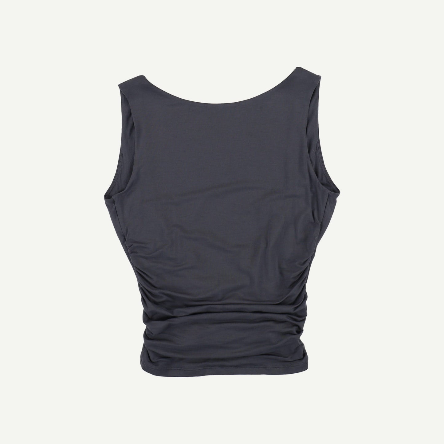 365 Ruched Side Open Back Top