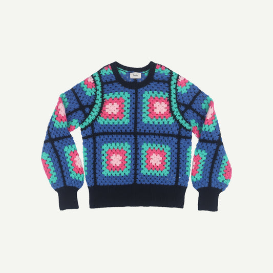 Yara Crochet Crew Jumper