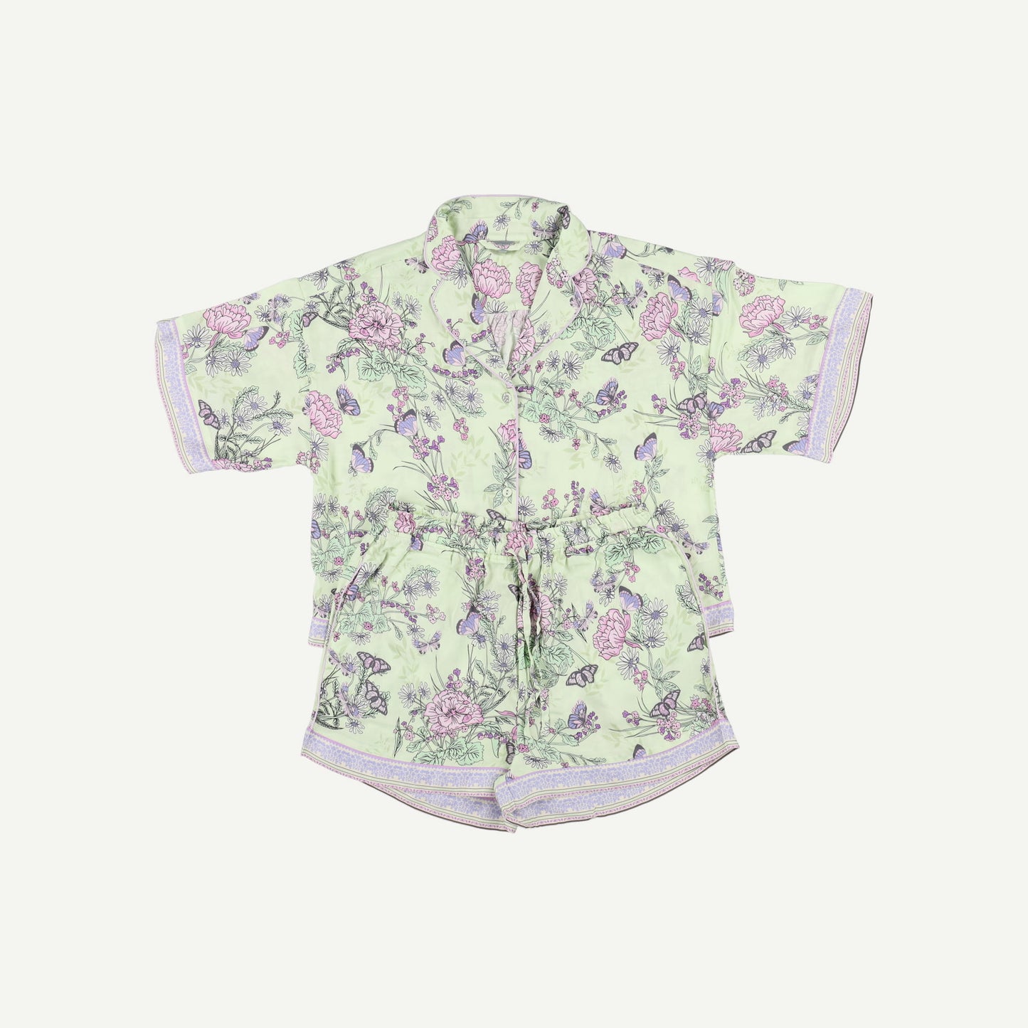 Cherish Butterfly Top & Shorts Pyjama Set
