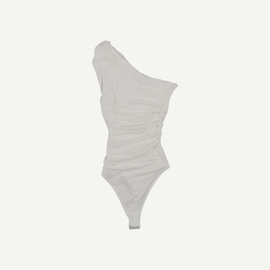 365 Asymmetric Ruched Side Bodysuit