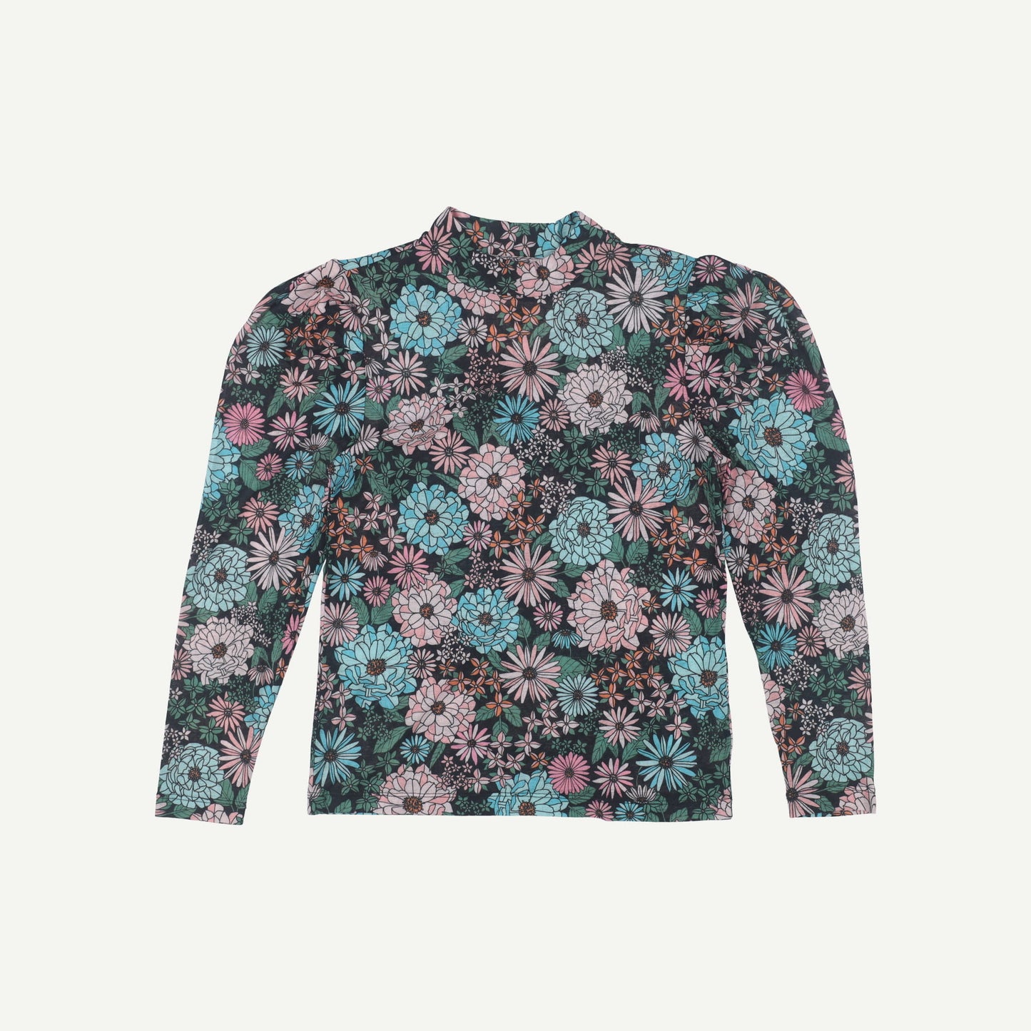 Floral Mesh Top