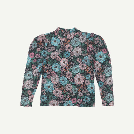 Floral Mesh Top