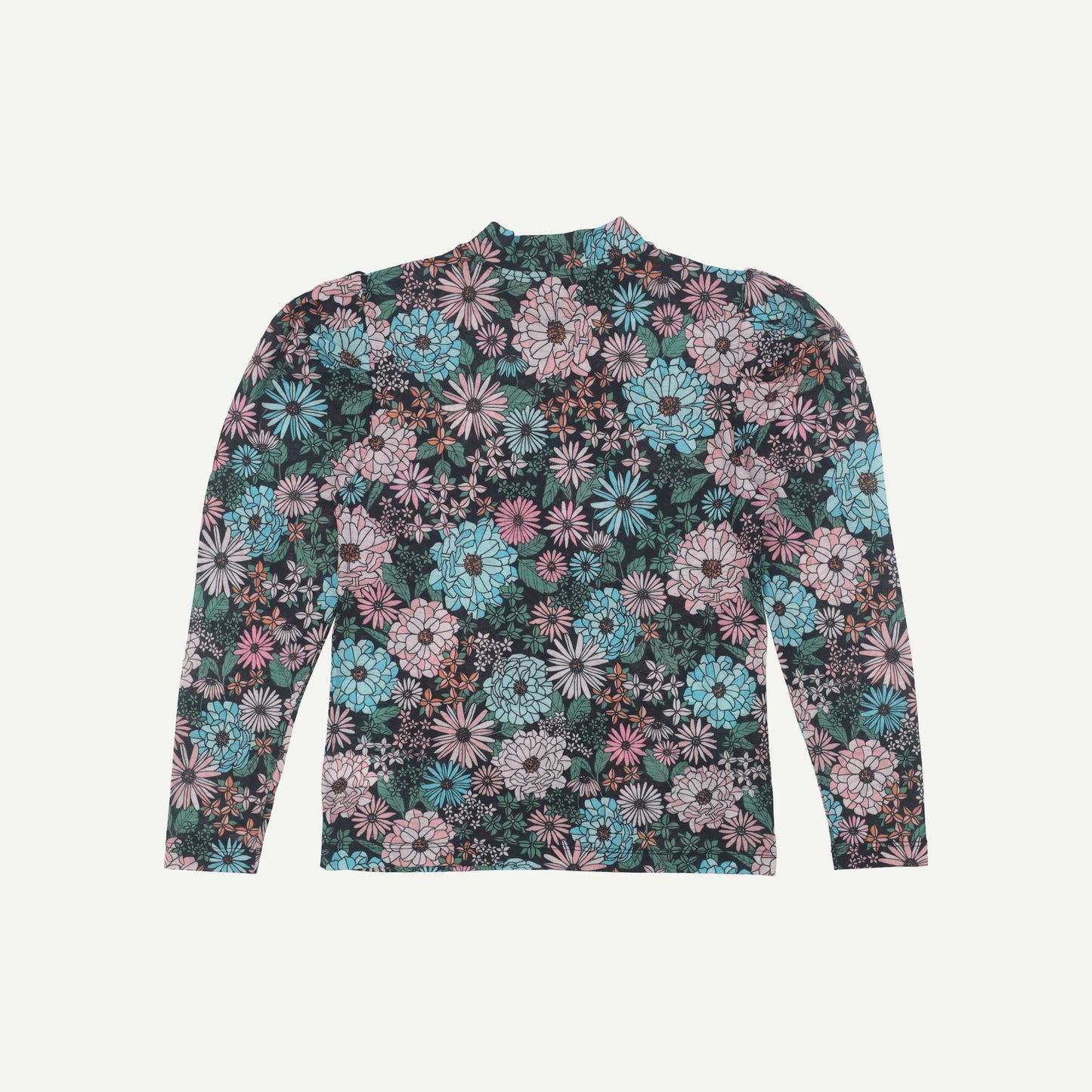 Floral Mesh Top
