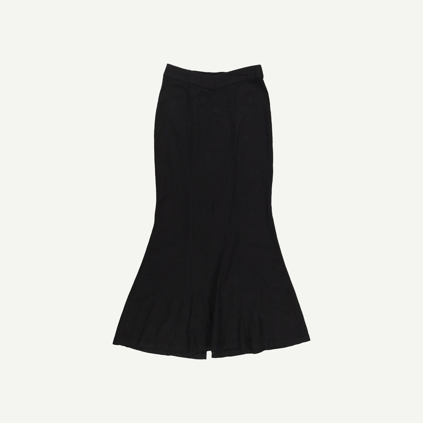 Milos Linen Blend V Waist Maxi Skirt