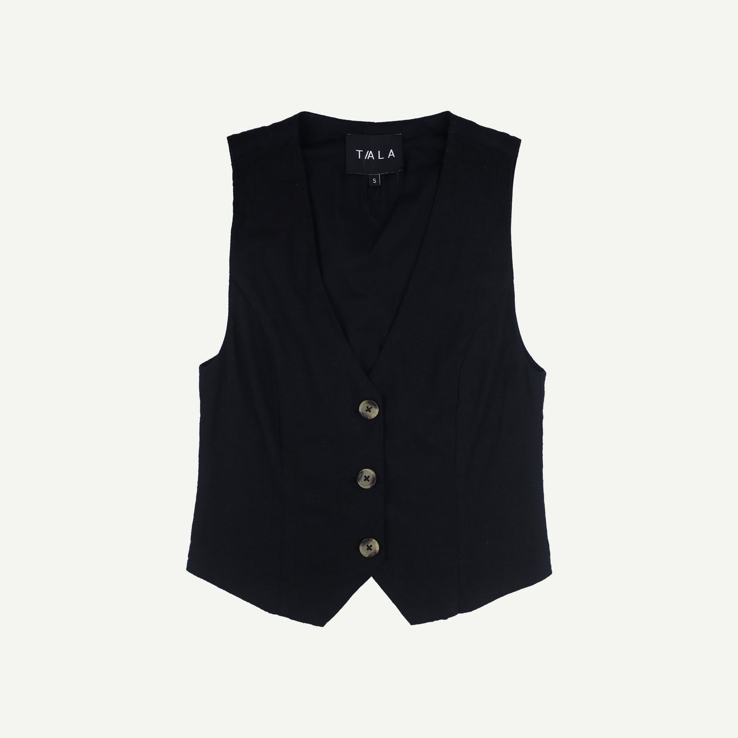 Linen Blend Waistcoat