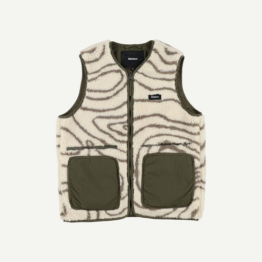 Orsik Fleece Printed Gilet